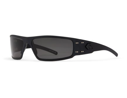 Gatorz Eyewear Magnum Smoke Polarized Black w/ Black Logo