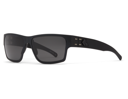 Gatorz Eyewear Delta Smoke Polarized Black w/ Black Logo