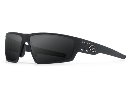 Gatorz Warhawk Tactical Sunglasses - Smoke Lens Silver Logo