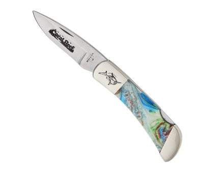 Bear & Son Lockback Folding Knife, Coral Reef