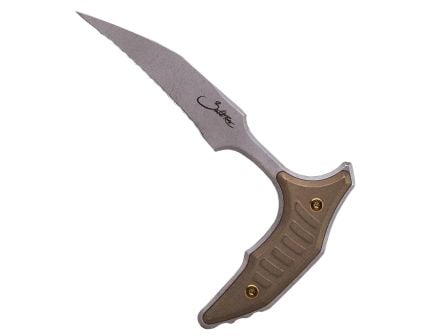 Microtech BEE Marfione Select Push Dagger Non-Serrated, Bronze/Bronze