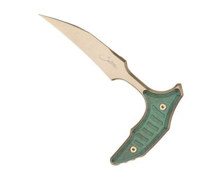 Microtech BEE Marfione Select Push Dagger Non-Serrated, Antique Green/Bronze