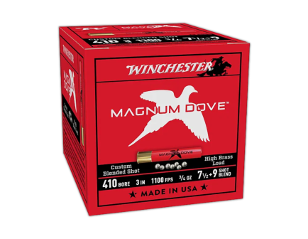 Winchester Magnum Dove .410 Gauge 3" #7.5 & #9 1oz Shotshells, 25rds