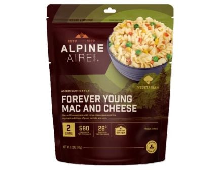 AlpineAire Freeze-Dried Meal Pouch, Forever Young Mac and Cheese