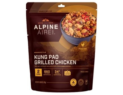 AlpineAire Freeze-Dried Meal Pouch, Kung Pao Grilled Chicken