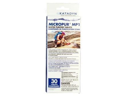 Katadyn Micropur MP1 Purification Tablets, 20 pack
