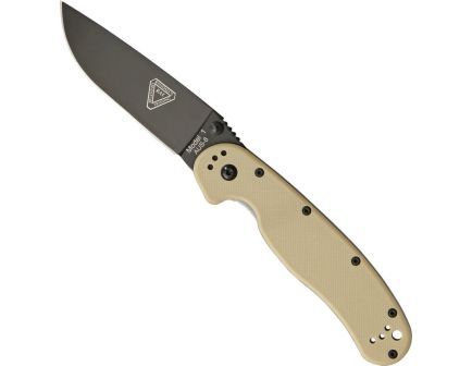 Ontario Knife Company RAT I Folding Knife, Desert Tan/Black