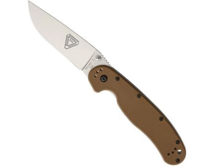 Ontario Knife Company RAT I Folding Knife, Coyote Brown/Satin