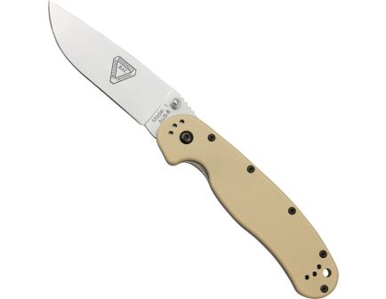 Ontario Knife Company RAT I Folding Knife, Desert Tan/Satin