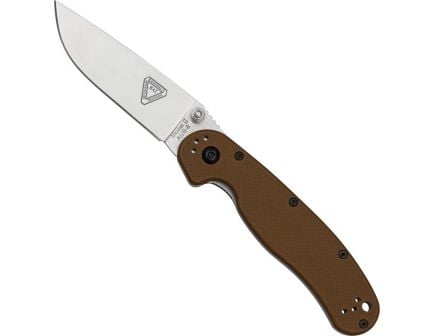 Ontario Knife Company RAT II Folding Knife, Coyote Brown/Satin