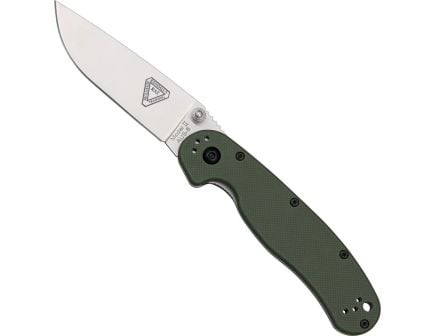 Ontario Knife Company RAT II Folding Knife, OD Green/Satin