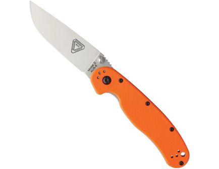 Ontario Knife Company RAT II Folding Knife, Orange/Satin