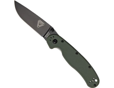Ontario Knife Company RAT II Folding Knife, OD Green/Black