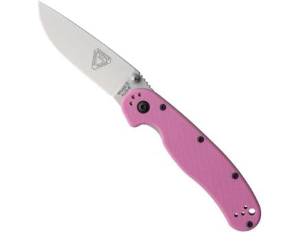 Ontario Knife Company RAT II Folding Knife, Pink/Satin