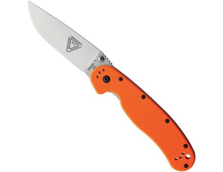 Ontario Knife Company RAT I D2 Folding Knife, Orange/Satin