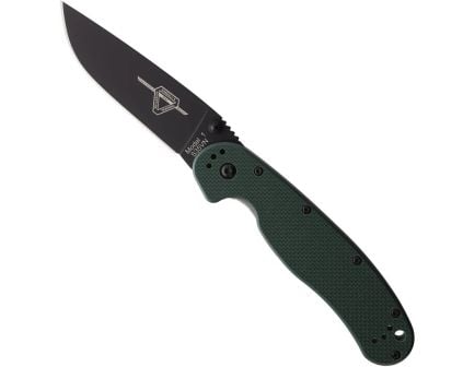 Ontario Knife Company RAT I G10 Folding Knife, Green/Black