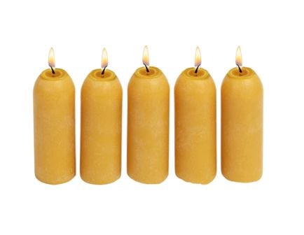UCO 12-Hour Beeswax Candles, 5-Pack