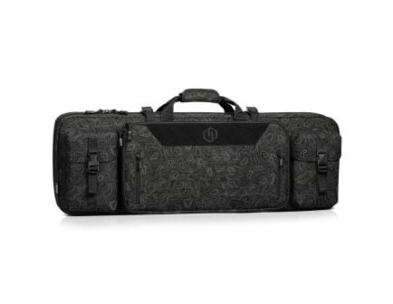 Savior Equipment Urban Warfare Double Rifle Gun Bag w/ Backpack Strap 36", Tamography Black