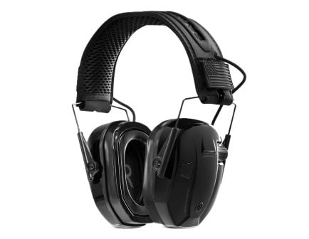 Savior Equipment Apollo Electronic Ear Protection, Black Chrome