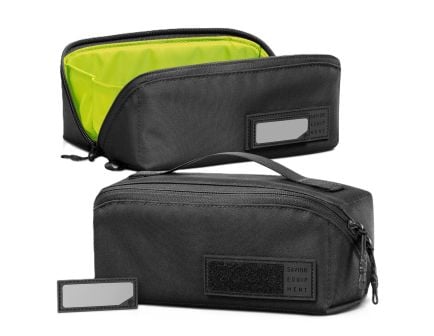 Savior Equipment Savior Utility Pouch 2 PK, Obsidian Black/Neon Green