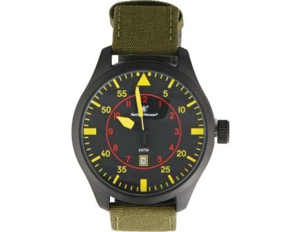 Smith & Wesson NATO Watch, Yellow/OD Green
