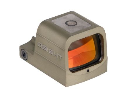 Osight S, 2MOA Dot + 32MOA Circle Red Dot Sight with Charging Cover, Olive Green