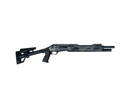 Panzer Arms EG240 Tactical 12 Gauge 18.5" Semi-Auto Shotgun,Black Multicam