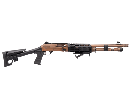 PANZER ARMS M4 Pro AI Tact 12 Gauge 18.5" Semi-Auto Shotgun, Distressed Copper/Bronze Titanium