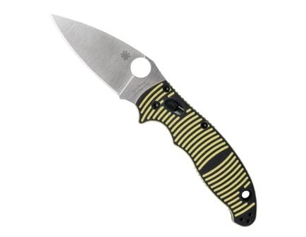 Spyderco Manix 2 Folding Knife, Yellow/Black