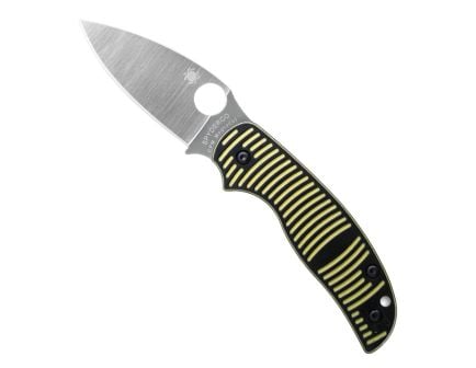 Spyderco Sage 5 Folding Knife, Yellow/Black