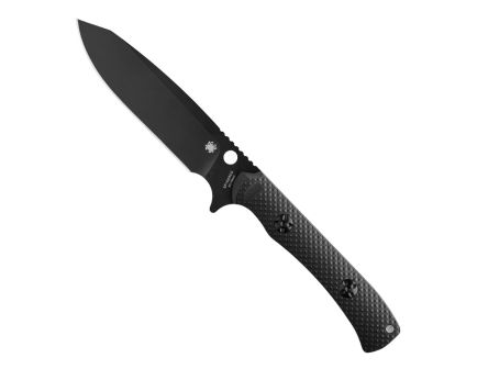 Spyderco Skoli Fixed Blade Knife, Black/Black