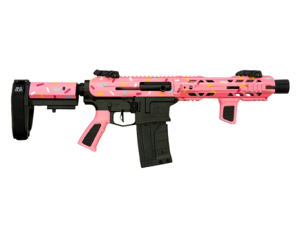 Orthos Arms Raider S4 Joker Elite 12 Gauge 13" Semi-Auto Shotgun, PINK DONUT