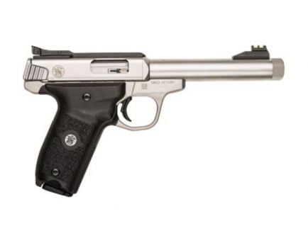 S&W SW22 Victory .22LR Target Pistol w/ Threaded Barrel, Stainless - 10201