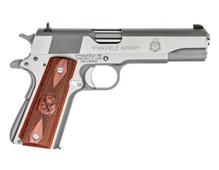 Springfield Armory 1911 5" .45 ACP Stainless Steel Full Size Pistol – PB9151L