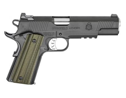 Springfield Armory 1911 TRP Operator 10mm Pistol 6", Black w/ Olive Grips - PC9610L18