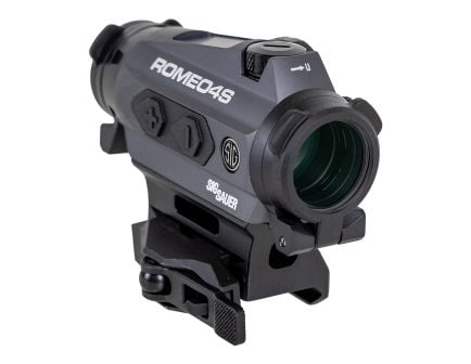 Sig Sauer Romeo4S 1x20 2 MOA Solar Red Dot Optic - SOR43021