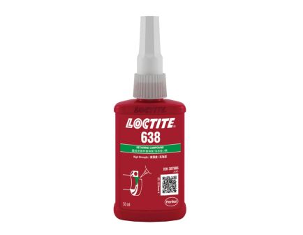 Loctite 638 High Strength Retaining Compound, 10 mL Bottle