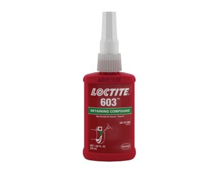 Loctite 603 Oil Tolerant Retaining Compound, 50 mL Bottle