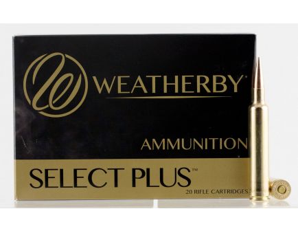 Weatherby Select Plus 6.5-300 Weatherby Mag 140 grain Berger VLD Hunting Rifle Ammo, 20/Box - R653140VLD