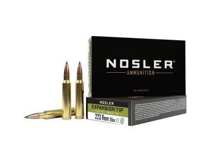 Nosler .223 Remington 55 gr XTS 20rds Rifle Ammo for Enhanced Accuracy - 40150