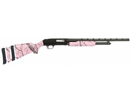 Mossberg 500 Super Bantam 22" 20ga Pink Marble Synthetic Stock Pump Shotgun 54147
