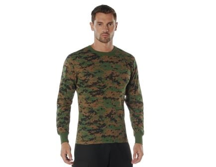 Rothco Long Sleeve Digital Camo T-Shirt