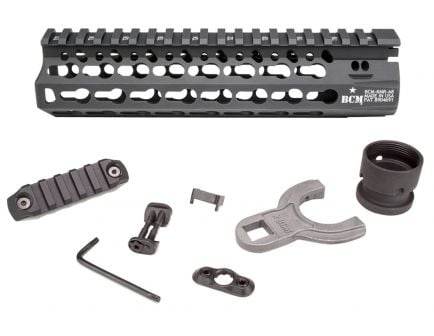 Bravo Company Mfg KeyMod 8" Float Handguard, Black - BCM-KMR-A8-556-BLK