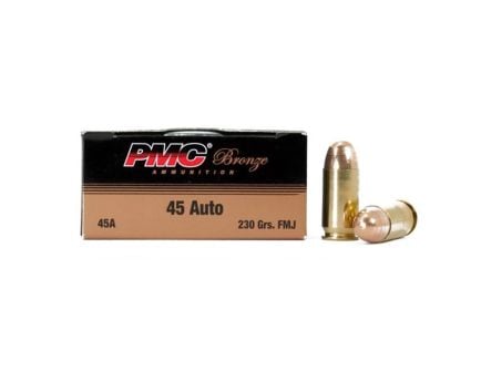 PMC Bronze 45 Auto/ACP 230gr FMJ Ammunition 50rds