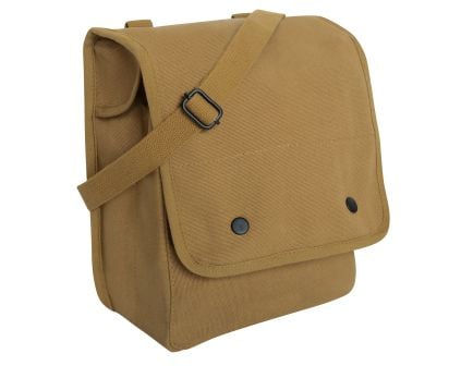 Rothco Canvas Map Case Shoulder Bag - Coyote Brown