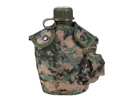 Rothco G.I. Style Canteen Cover - Woodland Digital Camo