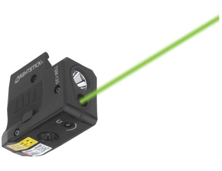 Nightstick Rechargeable Sub-Compact Weapon Mounted Light w/ Green Laser - TSM-13G