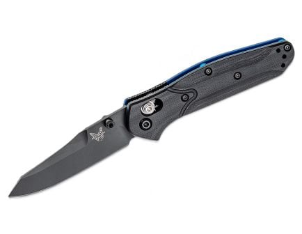 Benchmade Mini Osborne Reverse Tanto Folding Knife, Black