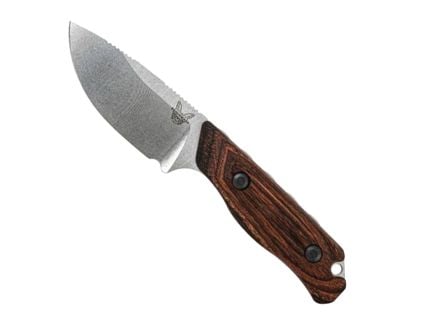 Benchmade Hidden Canyon Hunter Fixed Blade Drop Point Knife, laminated Wood - 15017