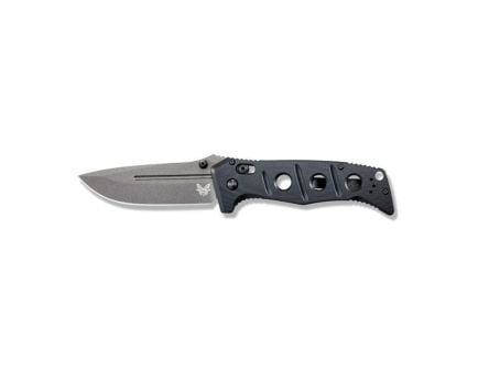 Benchmade Adamas Folding Drop Point Knife, Black - 275GY-1